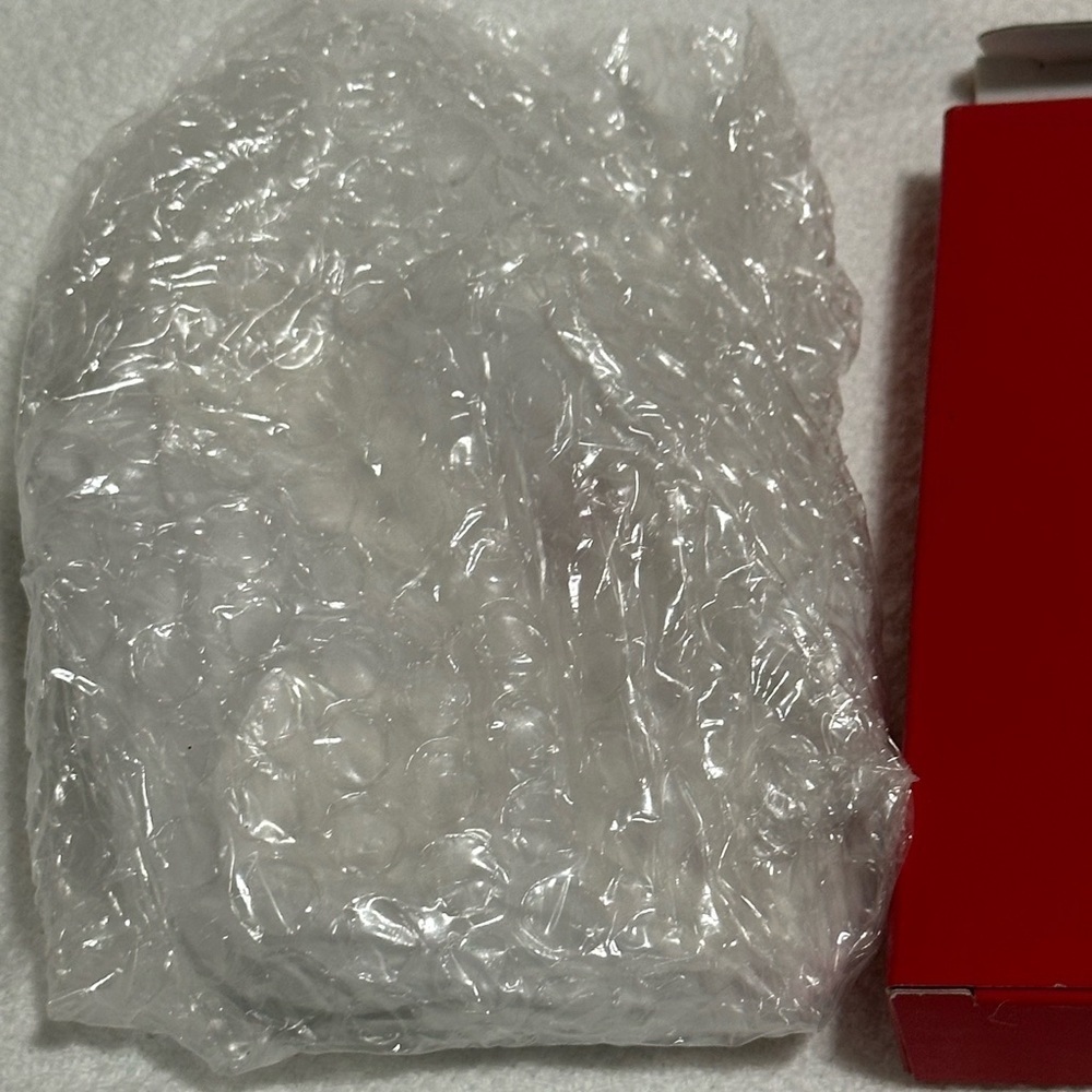 Beautiful Lenox silver plated cross with black with red ribbon hanger. New! - Picture 3 of 7